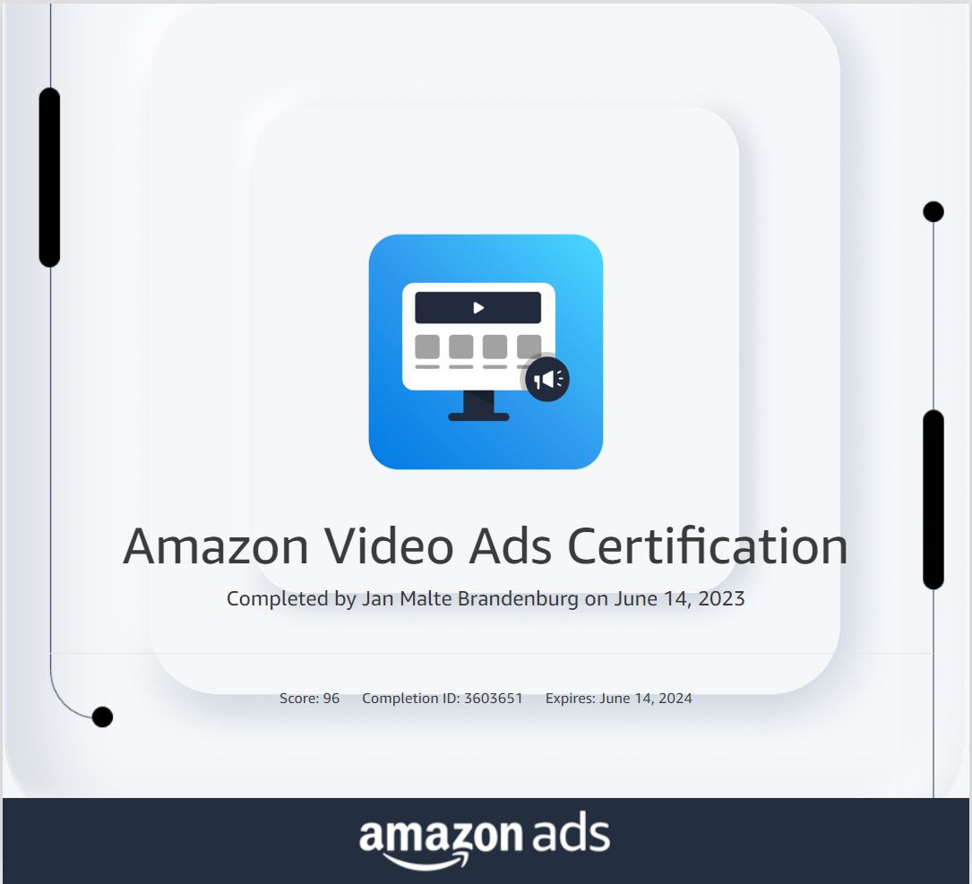 Amazon Video Ads Experten